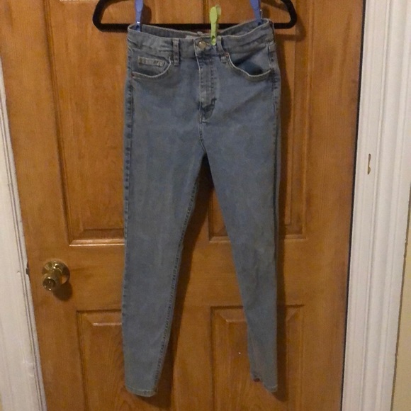 Topshop Jamie Skinny jeans, light wash v stretchy - Picture 3 of 5
